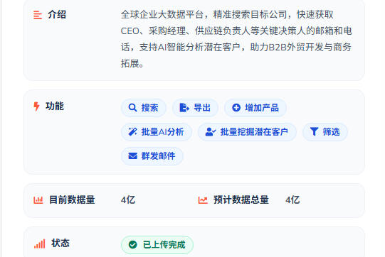 全球企业数据库